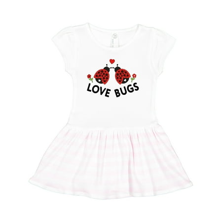 

Inktastic Love Bugs Red Ladybugs Valentine s Day Outfit Gift Toddler Girl Dress