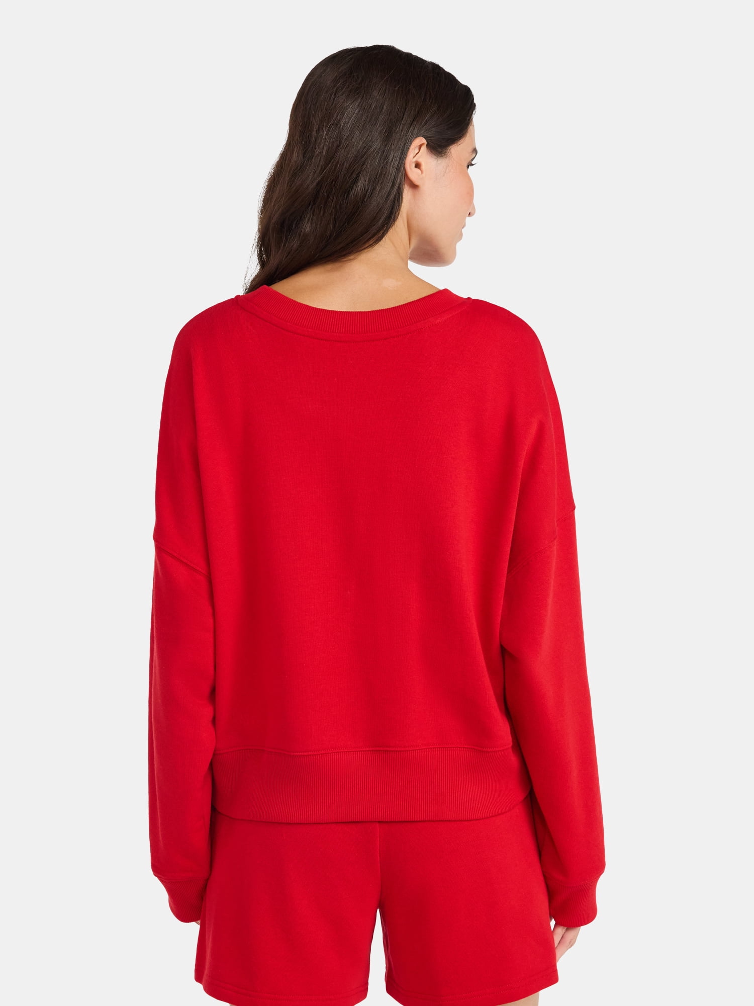 Strawberry Shortcake Women’s Cropped Boxy Graphic Sweatshirt, Sizes XXS-XXL