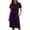 Purple, variant on Elvqul Short Sleeve Dresses for Women Loose Crew Neck Mini Dresses Light Blue Tunic Pullover Solid Womens Tank Dresses Summer