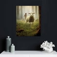 thumbnail image 4 of COMIO  Christian Wall Decor Jesus and Lamb Canvas Wall Art Religious Inspirational Scripture Jesus Running After Lost Lamb Canvas Print Artwork for Home Decor, 4 of 4