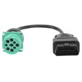 thumbnail image 3 of 9PIN Female to OBDII 16pin Connector Cable J1939 Diagnose Interface Adapter for Truck, 3 of 3