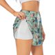 thumbnail image 1 of Balery Colorful Pugs Pantalones cortos deportivos para mujer con forro y dos bolsillos, elásticos, para entrenamiento, gimnasio, yoga-XX-Large, 1 of 7