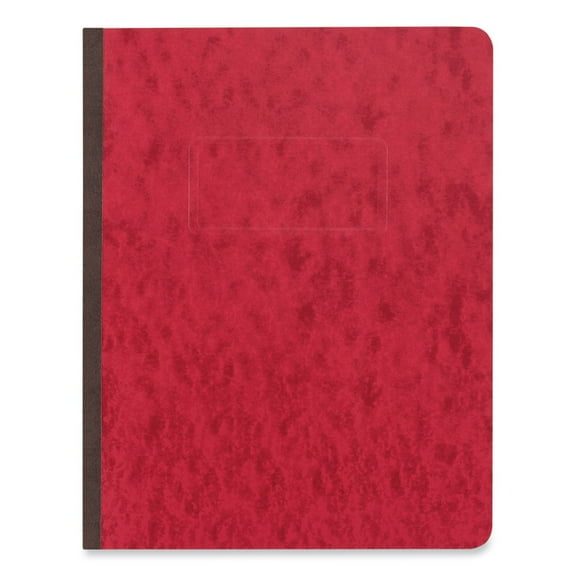 Universal Pressboard Report Cover, Prong Clip, Letter, 3" Capacity, Executive Red