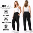 thumbnail image 3 of 2026 Upgrade Stretch Active Pants for Women, Women's Ultra Stretch Ice Silk Comfort Casual Sweat-free Summer Pants, 3 of 8