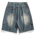 thumbnail image 6 of Momihoom Men's Classic Loose Casual Denim Shorts with Pockets, Fashion Comfortable Bottoms for Daily Sports and All-Season Wear, 6 of 6