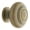 Brass & Black, variant on Baldwin 4446050 1.25 in. Ring Deco Knob, Satin Brass & Black