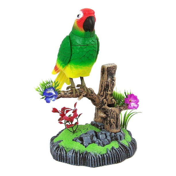 Pájaros eléctricos realistas Zulema portalápices Mascotas electrónicas de animales movimiento y sonido D