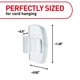 thumbnail image 2 of Cord Clips Command Round 13 clips transparentes con 16 tiras, 2 of 9