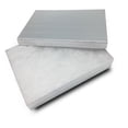 thumbnail image 2 of TheDisplayGuys Pack of 25 Cotton Filled Cardboard Paper Silver Jewelry Box Gift Case - Silver Foil #75 (7 1/8" x 5 3/16" x 1 5/16"), 2 of 6