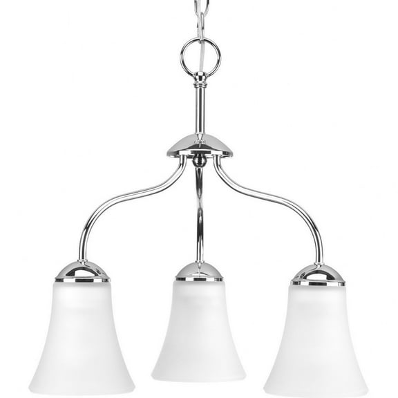 P4762-15-Progress Lighting-Classic - Chandeliers Light - 3 Light in Transitional and Traditional style - 18 Inches wide by 17.25 Inches high-Polished