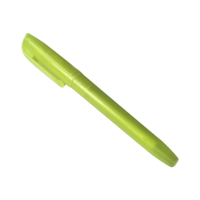 Highlighter Pen Yellow Color Water Based Marker For Student Study Notes Textbook Marking Office Supplies Bright Ink Plastic Barrel Design X-950 Yellow