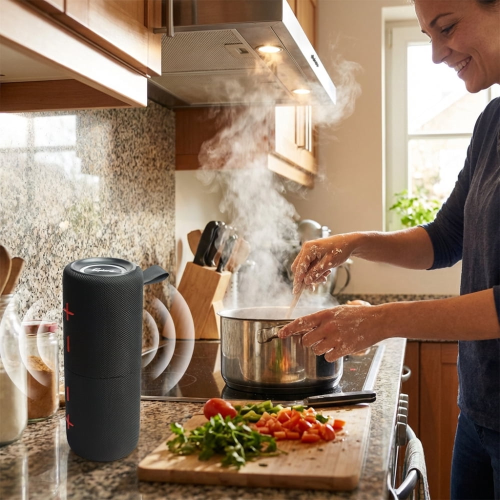 DCOWO S11Plus 2-in-1 Wireless Bluetooth Speaker Features 360 ° Surround Sound And 15 Hour Battery Life Ldeal For Office Gatherings And Camping