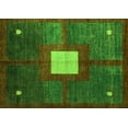 thumbnail image 1 of Ahgly Company Indoor Rectangle Abstract Green Modern Area Rugs, 6' x 9', 1 of 4