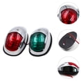 thumbnail image 2 of SHISUYAN 2pcs Marine Boat Navigation Light 12V LED Port Light for Boat Yachts, 2 of 9
