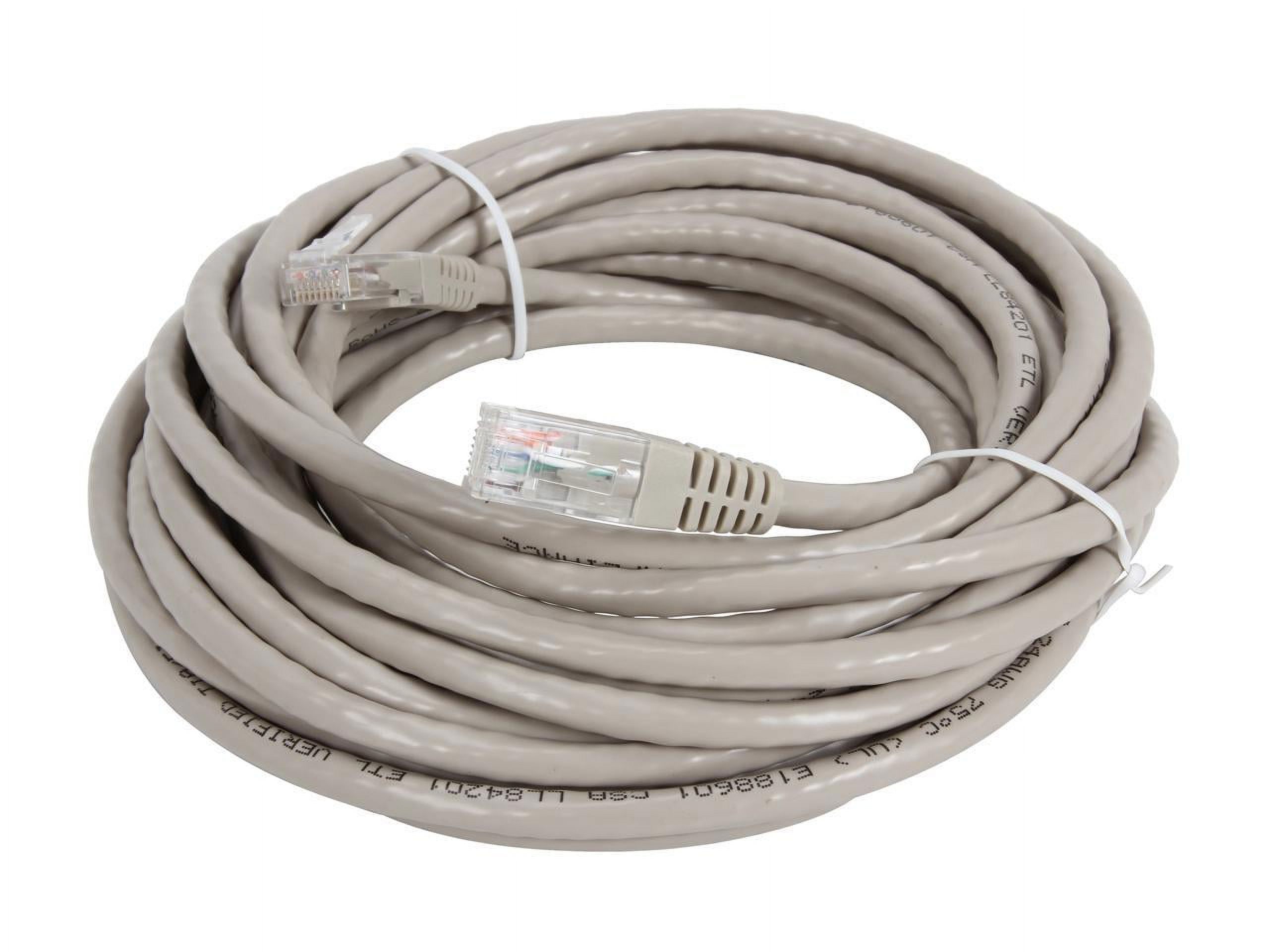 StarTech 20ft CAT6 Ethernet Cable - Gray CAT 6 Gigabit Ethernet Wire -250Mhz 100W PoE++ RJ45 UTP Molded Category 6 Network Patch Cord (C6PATCH20GR)