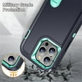 thumbnail image 6 of for iPhone 14 Pro Max Case, iPhone 14 Pro Max Phone Case with Built in Kickstand, Shockproof/Dustproof/Drop Proof Heavy Duty Military-Grade Rugged Protective Cover for iPhone 14 Pro Max,Light Green, 6 of 8