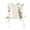 shirts 4#White, variant on WAYUTE Girls Top with Tie Flutter Sleeve Solid Color Drawstring Basic Tee for Toddler Kids Versatile Casual Outdoor