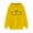 Yellow, variant on LEAVINGSUO Womens Plus Size Tops Long Sleeve Women's Winter Hoodie Sweatshirt Pullover Tops Long Sleeved Comfortable