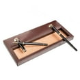 thumbnail image 2 of Dacasso A3404 Leather Double Pen Stand, 2 of 5