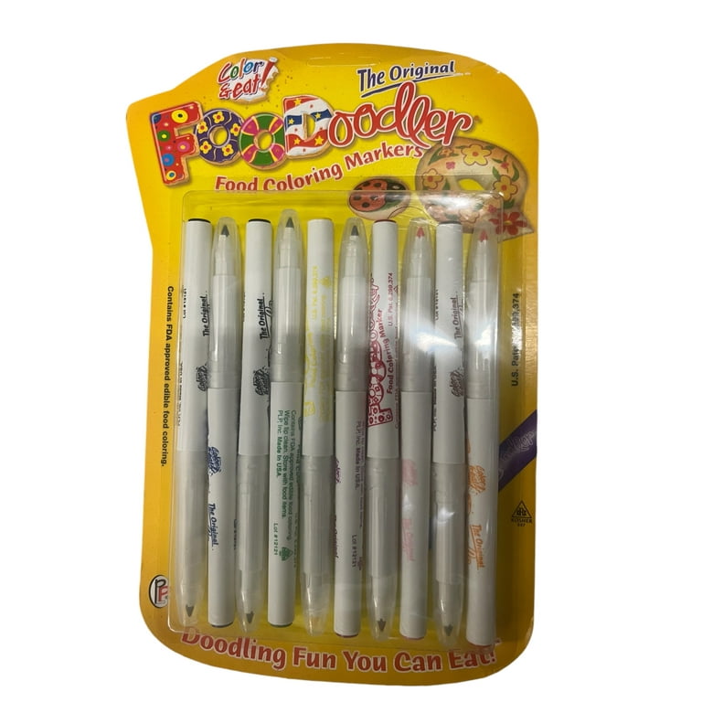 Foodoodler 10 Pc Color Fine Line Marker Set Kosher