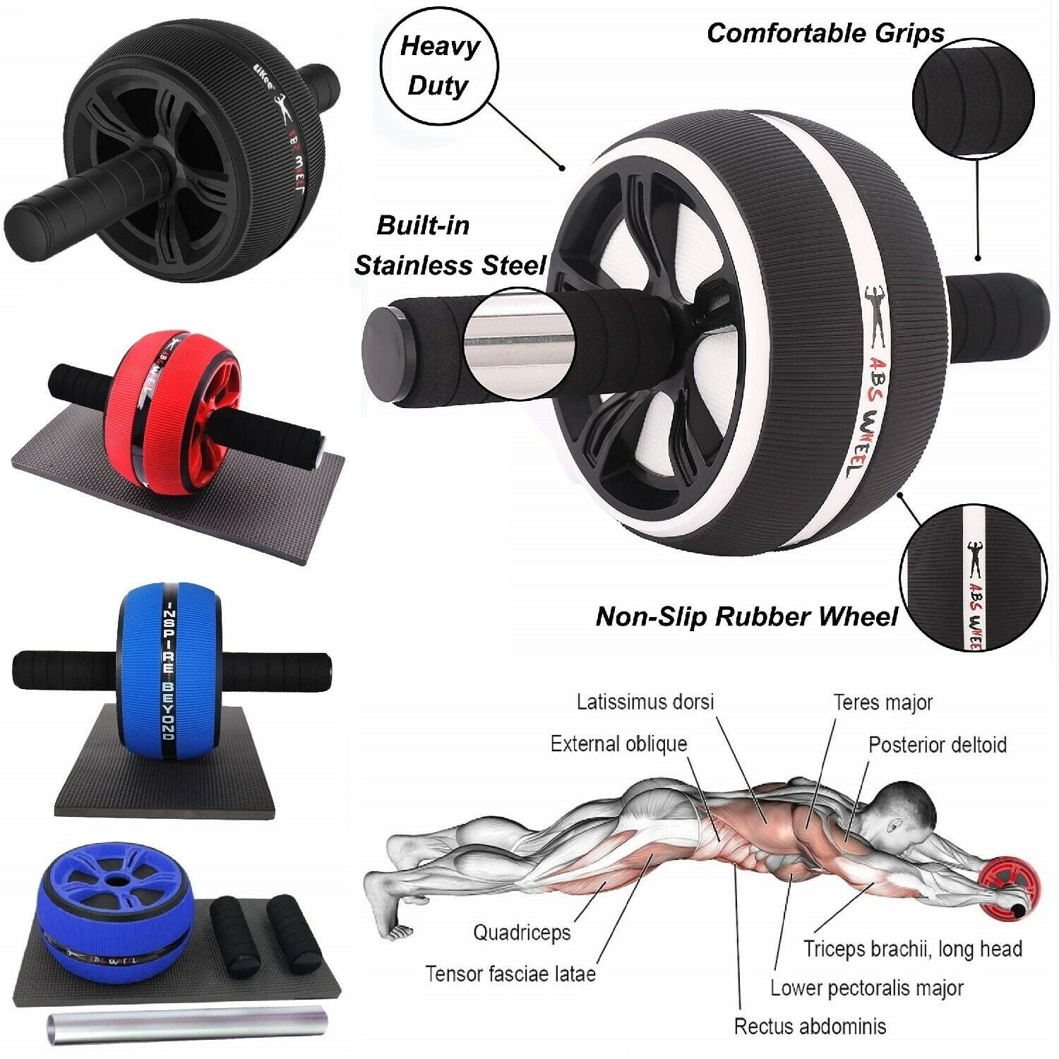 core roller exercise wheel