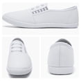 thumbnail image 4 of AOMAIS Women’s Slip On Canvas Shoes Sneakers Fashion Elastic Sneakers（White US9）, 4 of 12