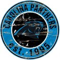 thumbnail image 2 of Cuadros Decorativos 5D bricolaje ronda completa taladro diamante pintura Carolina Panthers Home Decor (B5961) Tmvgtek embutido en tela, 2 of 8
