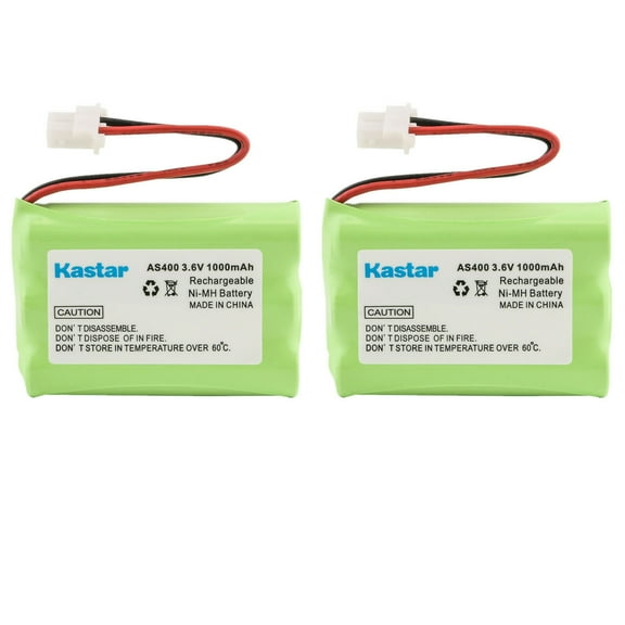 Kastar 2-Pack 3.6V 1000mAh Ni-MH Battery Replacement for IBM 301004413-02, AS400, AS400 15, Saft STC994, Sanik 3SNAAA40SX1 (3SN AAA40 S X1), 3SN-AAA60H-S-X1, 3SNAAA60HSJ1, Walker W425
