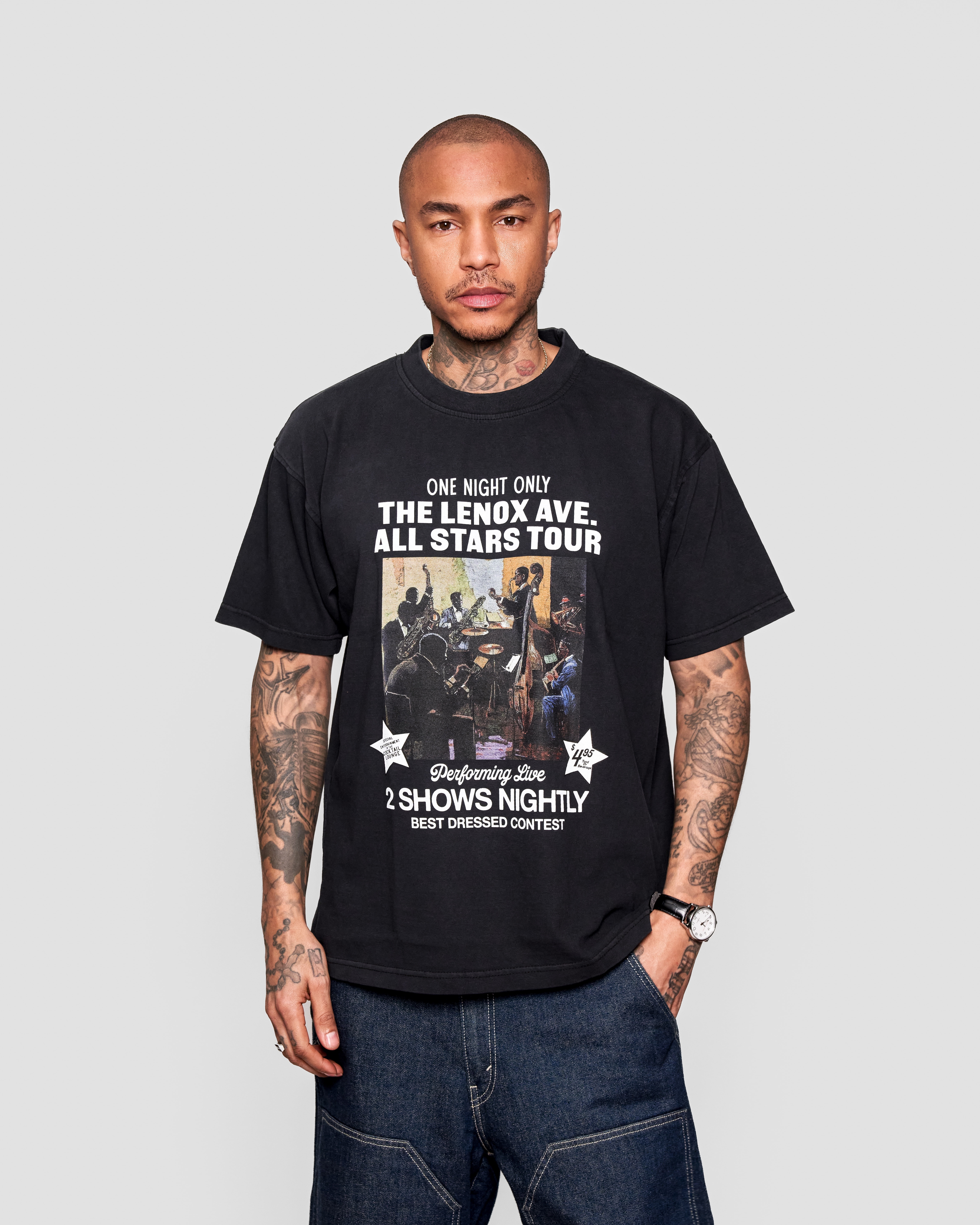 Modern Dandy All Stars Graphic Tee Shirt, Men's Sizes XS-3XL