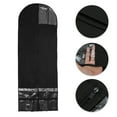 thumbnail image 3 of Unique Bargains 1 Pcs Dustproof Zipper Garment Bag Black 62.3 in, 3 of 6