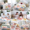 thumbnail image 6 of Summer Ocean Full Size Comforter Set, Coral Blue Yellow Orange Nautical Coastal Bedding for All Seasons, 4 Pcs Bed Set, 1Quiltcover (86"x86") ,1Sheet(80"x116"), 2Pillowcases (30"x20"), 6 of 9