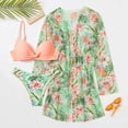 thumbnail image 3 of Gibobby Conjunto de Bikini para Mujer Bikinis de cintura alta para mujer 2023, conjunto de Bikini Sexy de 3 piezas, traje de baño tipo pareo para mujer, (H,XL), 3 of 5