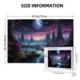 thumbnail image 4 of Sikiie Fantasy Landscape Starry Night Puzzle, Jigsaw Puzzles, Jigsaw Puzzles 1000 Pieces, Custom Jigsaw Puzzle for Adults (29.5×19.7in, Horizontal), 4 of 9