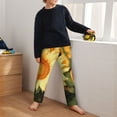 thumbnail image 5 of Disketp Golden Sunflower In Field for Teenagers' Pajama Pants ,Lounge Pants Teen joggers Ideal for Home, School, or Sports-XS(5-6), 5 of 6