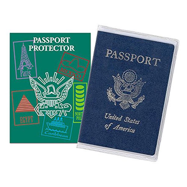 Freeze a Frame Transparent Plastic Passport Cover Made in USA