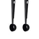 thumbnail image 3 of Juego de 2 cucharas para café expreso con clip para bolsas de café, leche en polvo, bebidas instantáneas y proteínas. Negro, 3 of 5