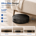 thumbnail image 3 of PrettyCare C2-v2 Robot Vacuum and Mop Combo Cleaner, 3-in-1, 8000Pa Suction, 5200mAh Battery, Black, 3 of 15