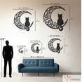 thumbnail image 3 of Violaura Cat Metal Wall Art - Easy to Install Hanging Perfect for Home, Living Room Decor (36" x 36"), 3 of 8