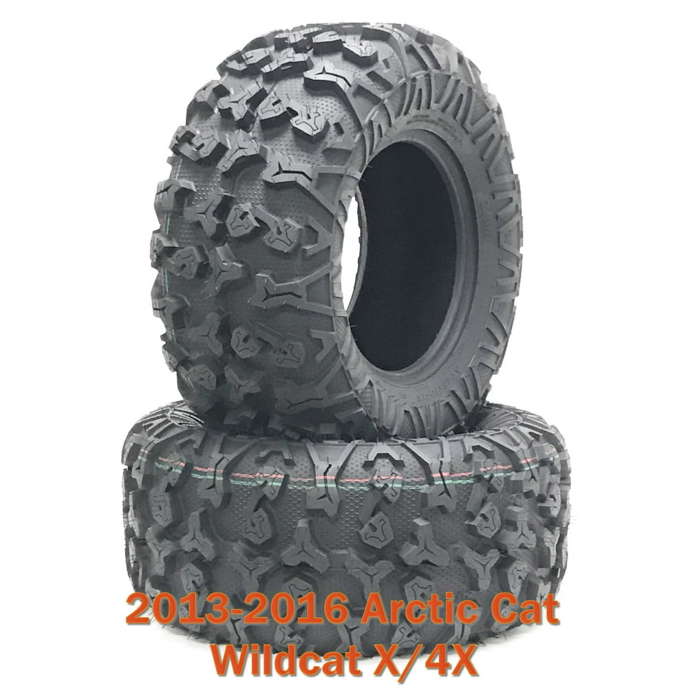 1316 Arctic Cat Wildcat X/4X ATV Rear Tire Set 27x11R14 8PR Radial