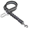 thumbnail image 1 of Cinturón de seguridad antichoque para perros para automóvil con arnés de seguridad con amortiguador elástico (negro) oso de fresa Electrónica, 1 of 1