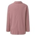 thumbnail image 3 of Vedolay Women's Tops Womens Casual Lapel Single Long Sleeve Office Work Suit Jacket,Pink L, 3 of 5
