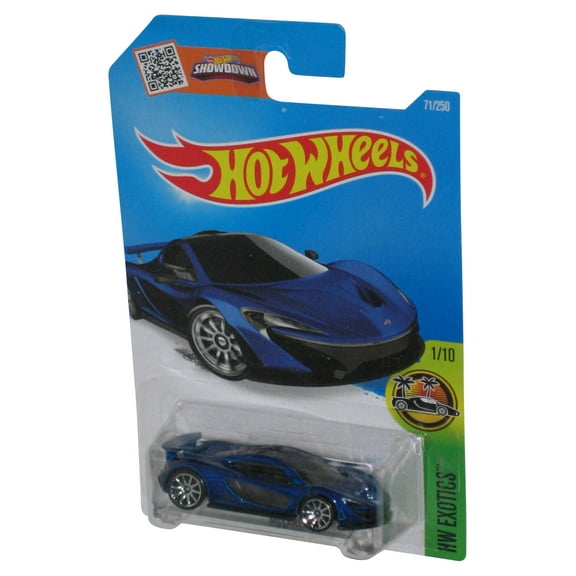 Hot Wheels HW Exotics 1/10 McLaren P1 (2015) Blue Toy Car 71/250