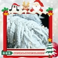 thumbnail image 5 of 5ft Flocked Scarecrow-Shaped Christmas Tree - 200 Warm White LED Lights 375 PVC Memory Wire Tips Hinged Structure & Power Pole Sturdy Metal Base, 5 of 10