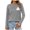 Gray, variant on WREESH St. Patrick's Day Long Sleeve Tee for Women Trendy Shamrock Irish Graphic Casual Loose Fit Spring Tops