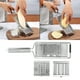thumbnail image 1 of Cortador de Verduras, Picador de Verduras Afilado 3 en 1 Protección Contra El ÓXido Agujero Colgante de Acero inoxidable para cocina, 1 of 7