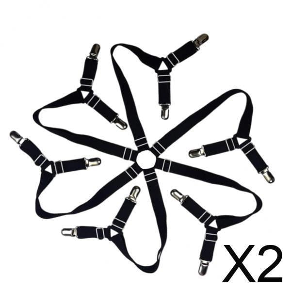 Soportes para sábanas,soportes para sábanas correas sujetadores ajustables,tirantes para sábanas tamaño colchón completo,correas para sábanas clips para sujetadores de cama