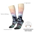 thumbnail image 4 of Sikiie Mist Sunflower Skull Knee Socks, High Socks Long Stretchy Sock Women Knee High Stocking, Long Socks for Women, 4 of 6