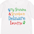 thumbnail image 4 of Inktastic Delaware Grandma Grandpa Love Me Boys or Girls Long Sleeve Toddler T-Shirt, 4 of 5