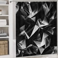 thumbnail image 5 of Geometric Lattice Shower Curtain Sets with Rugs 4 Piece Rustic, 5 of 8
