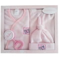 thumbnail image 1 of Bambini 510 P 4-Piece Pastel Fleece Gift Set, Pink, 1 of 2